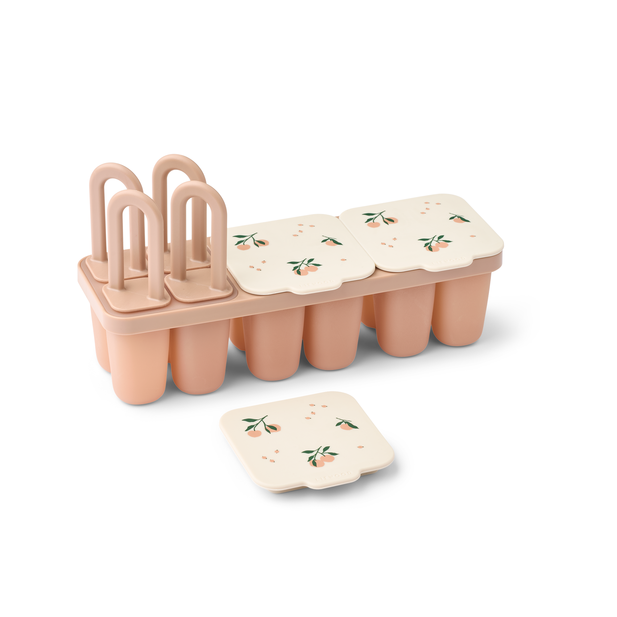 Liewood Kaimen Food & Ice Pop Tray | Peach / Sea Shell