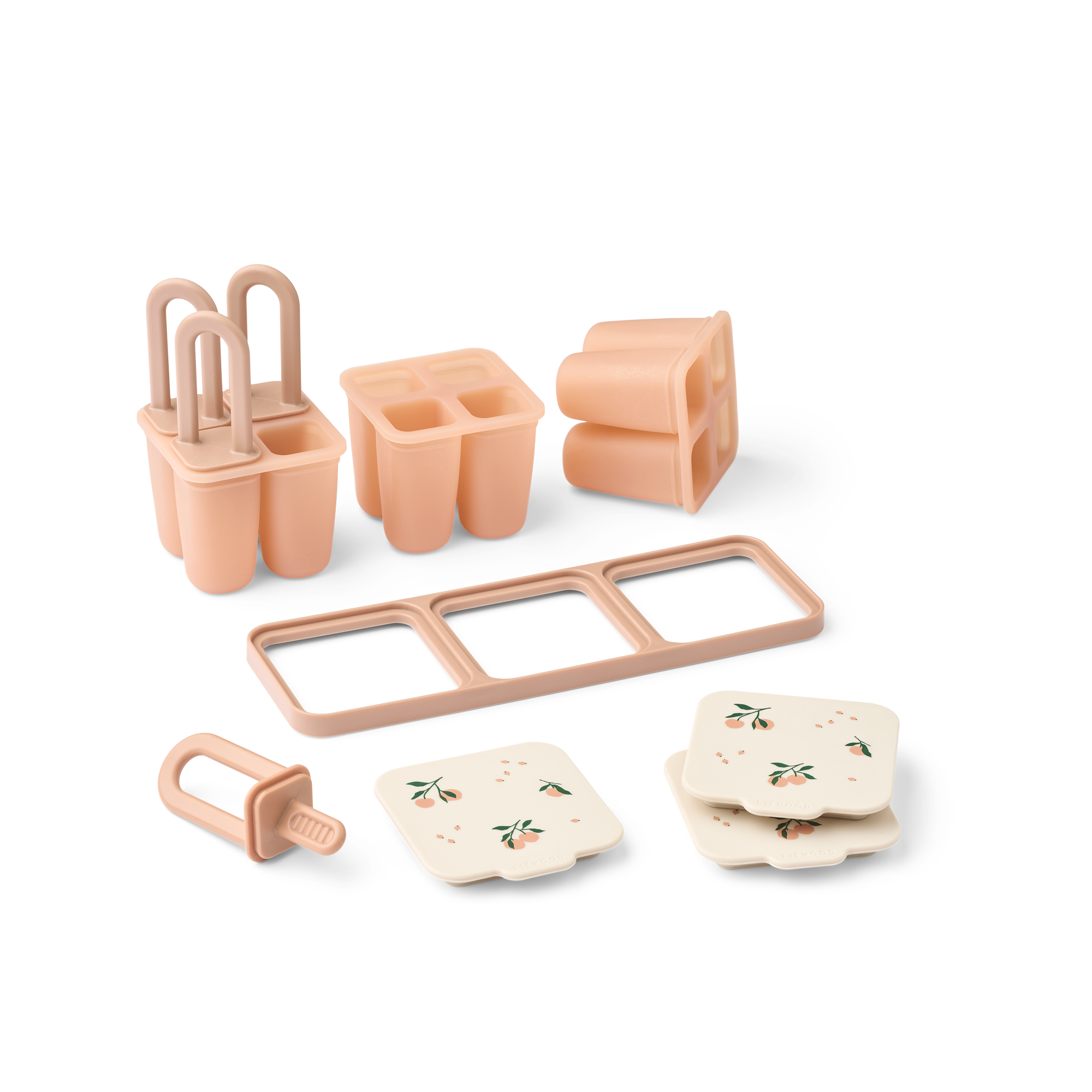 Liewood Kaimen Food & Ice Pop Tray | Peach / Sea Shell