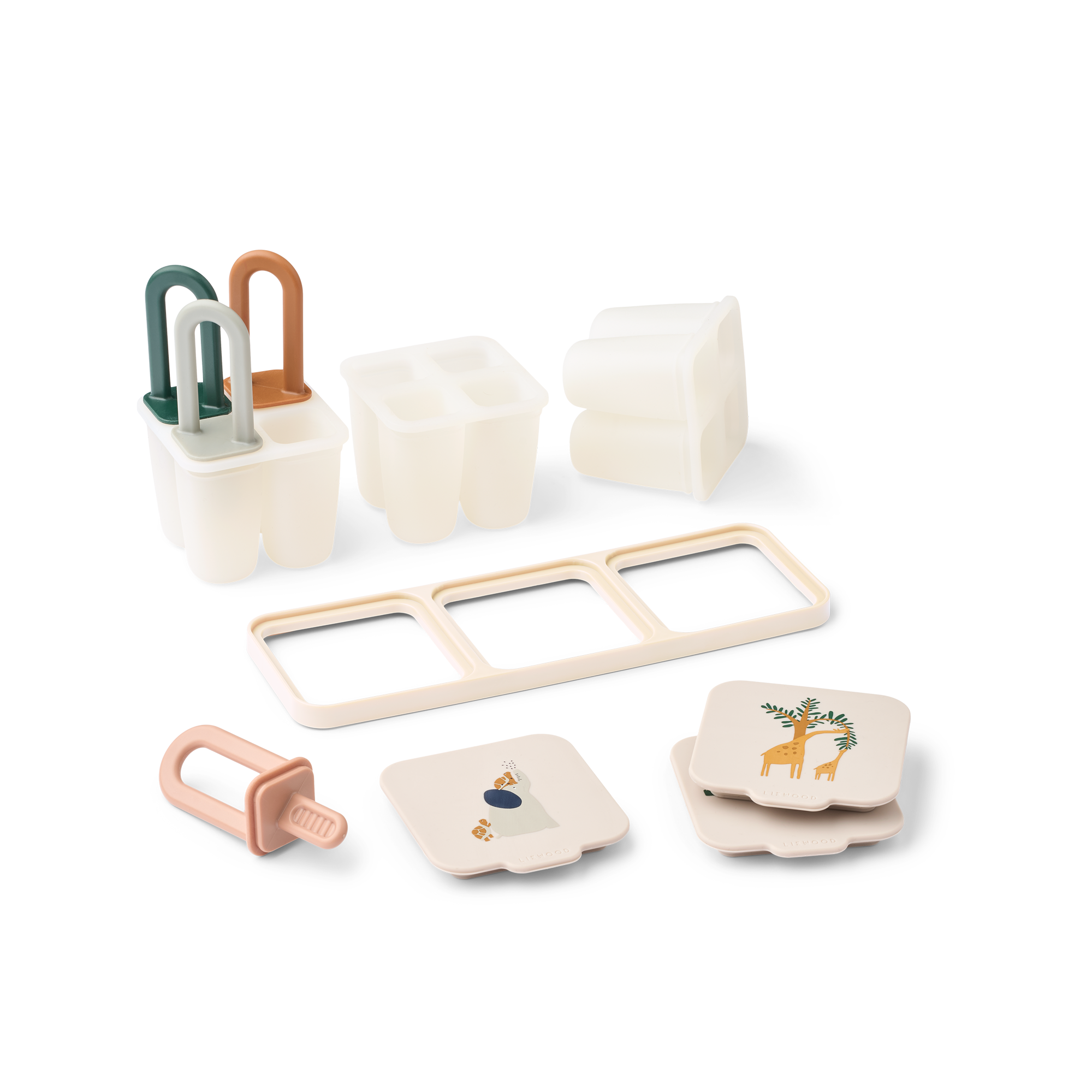 Liewood Kaimen Food & Ice Pop Tray | All Together / Sandy