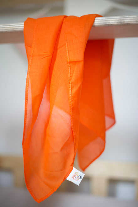 Pit & Play Regenboog Speeldoek 48x48cm | Oranje