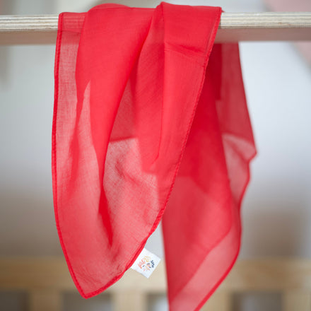 Pit & Play Regenboog Speeldoek 48x48cm | Rood