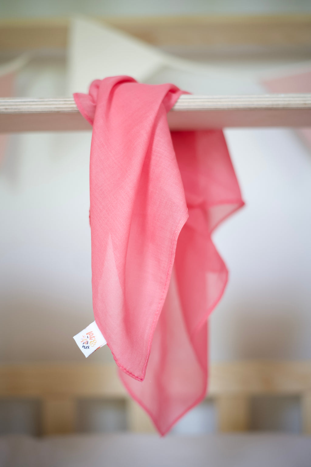 Pit & Play Pastel Speeldoek 48x48cm | Roze