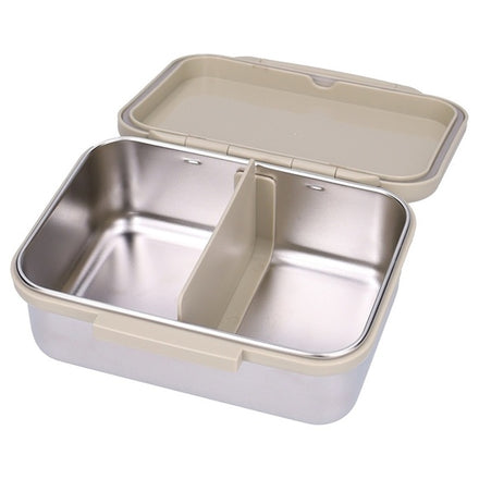 Nostalgia brooddoos van Kidzroom met deksel in zachte groentint, lunchbox bij De Gele Flamingo