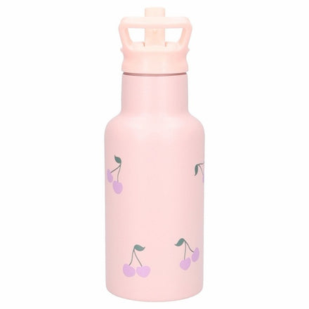 Kidzroom RVS Thermo Drinkfles 350ml | Nostalgia Roze