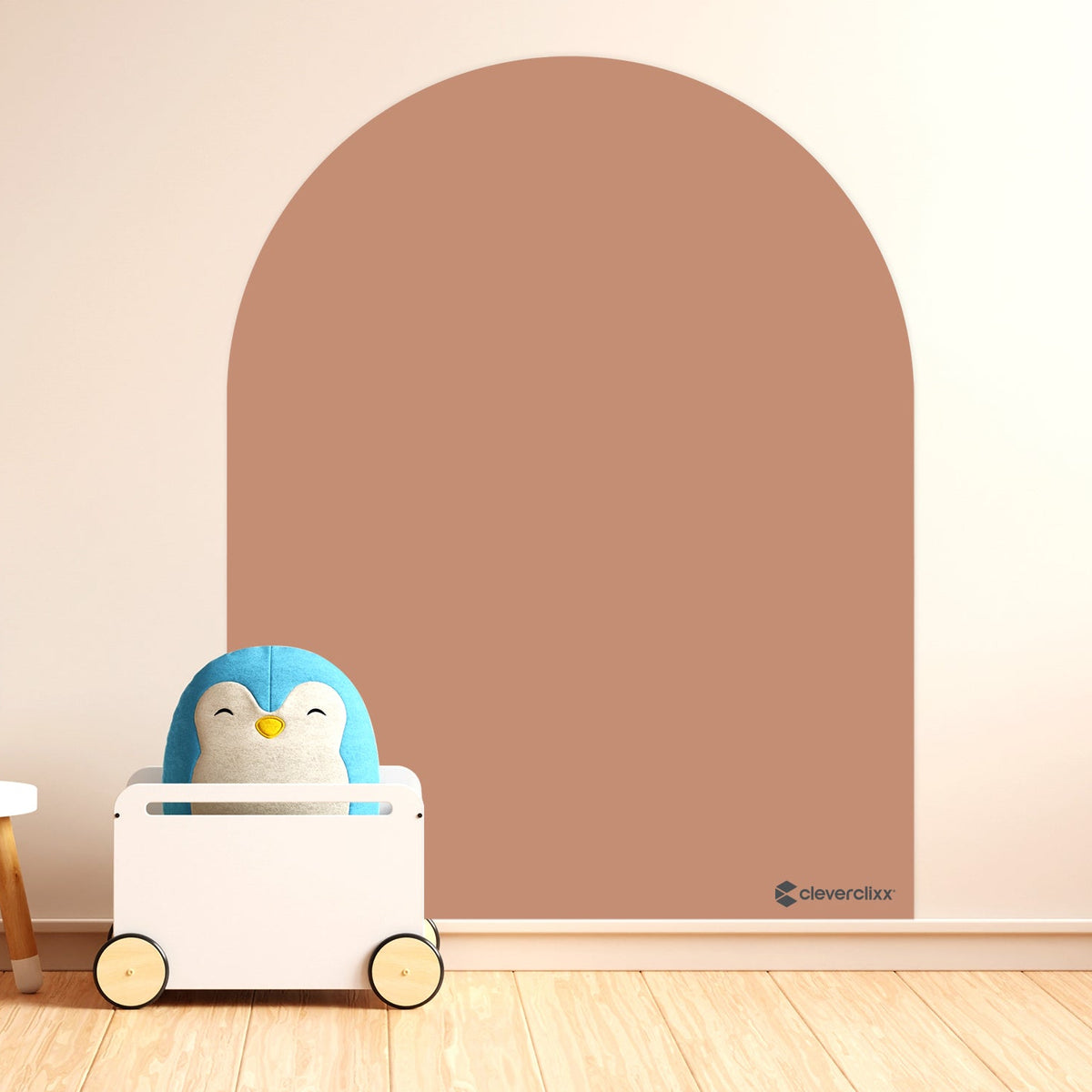 Cleverclixx Magnetische muursticker 95x75cm | Mocha Cream