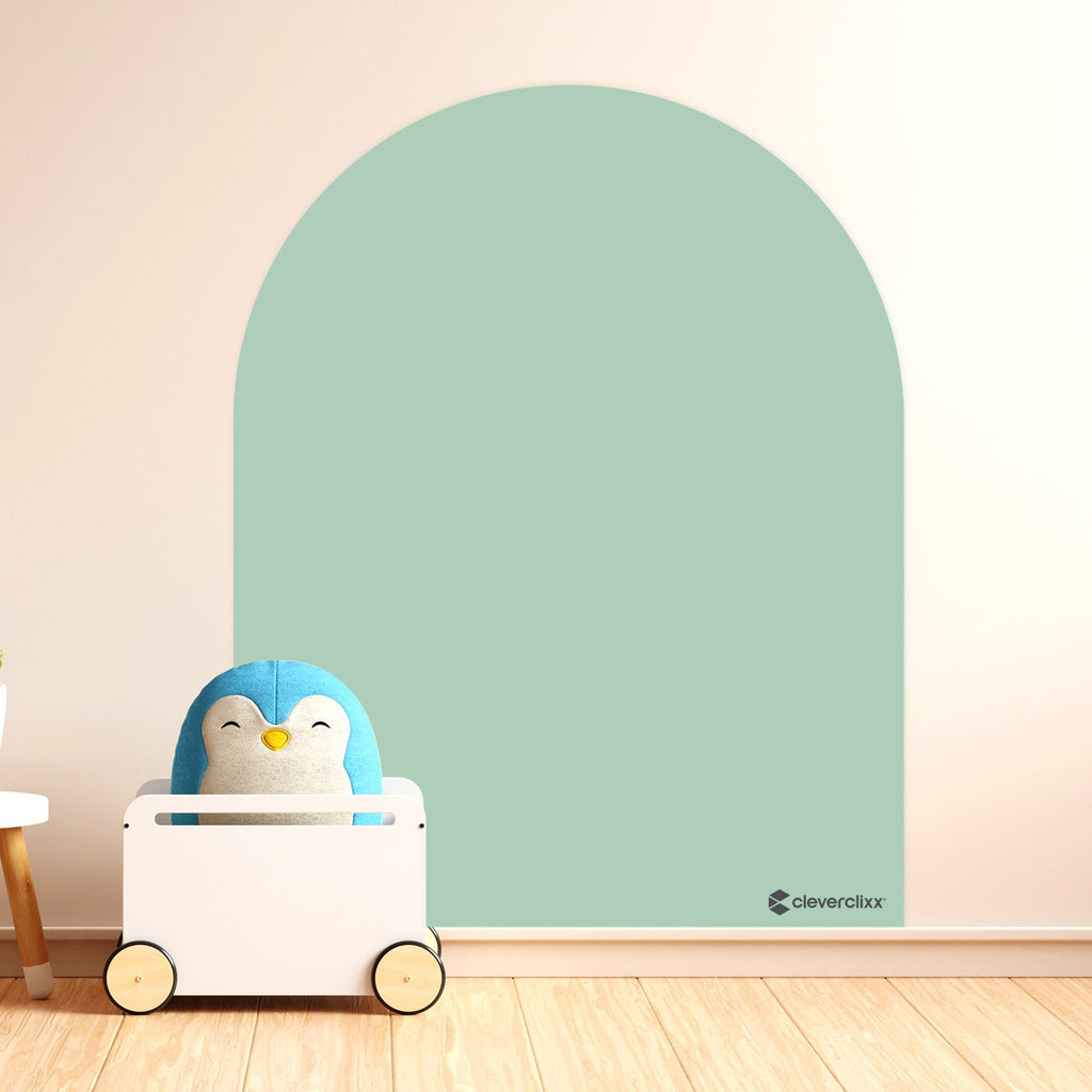 Cleverclixx Magnetische Muursticker 95x75cm | Soft Olive