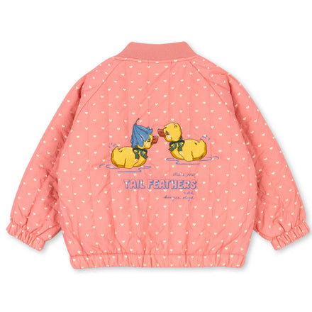 Konges Sløjd Juno Duckling Printed Bomber Jas | Coeur Feathers