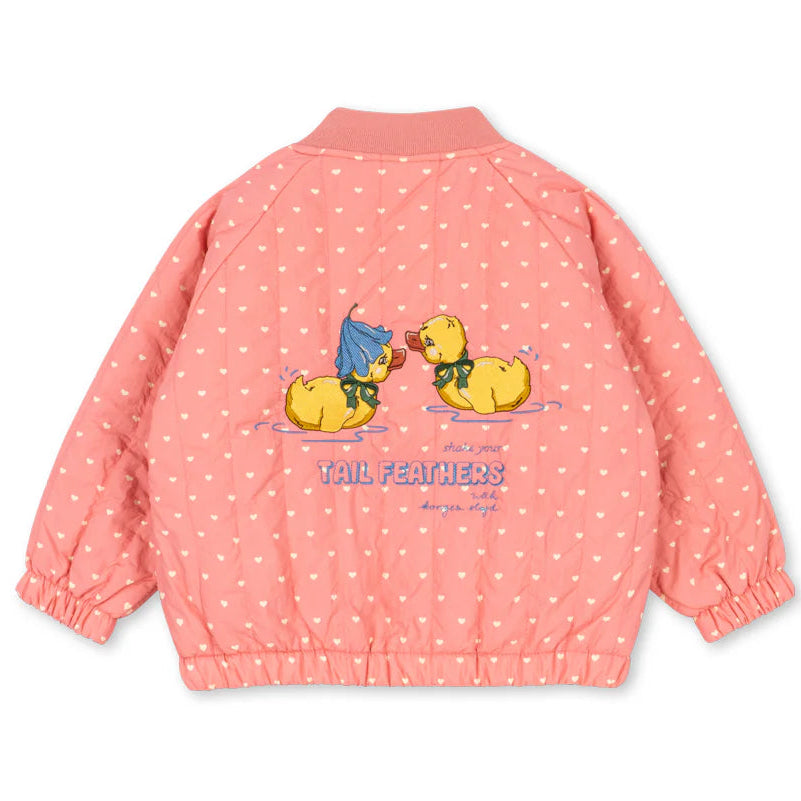 Konges Sløjd Juno Duckling Printed Bomber Jas | Coeur Feathers