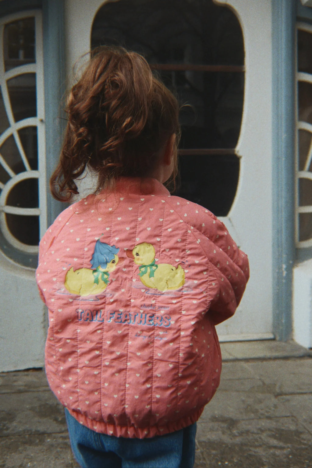 Konges Sløjd Juno Duckling Printed Bomber Jas | Coeur Feathers