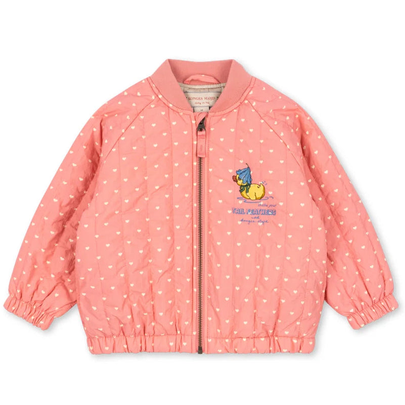 Konges Sløjd Juno Duckling Printed Bomber Jas | Coeur Feathers