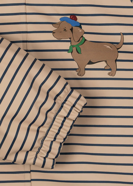 Konges Sløjd Palme Dog Regenjas | Stripe La Mer