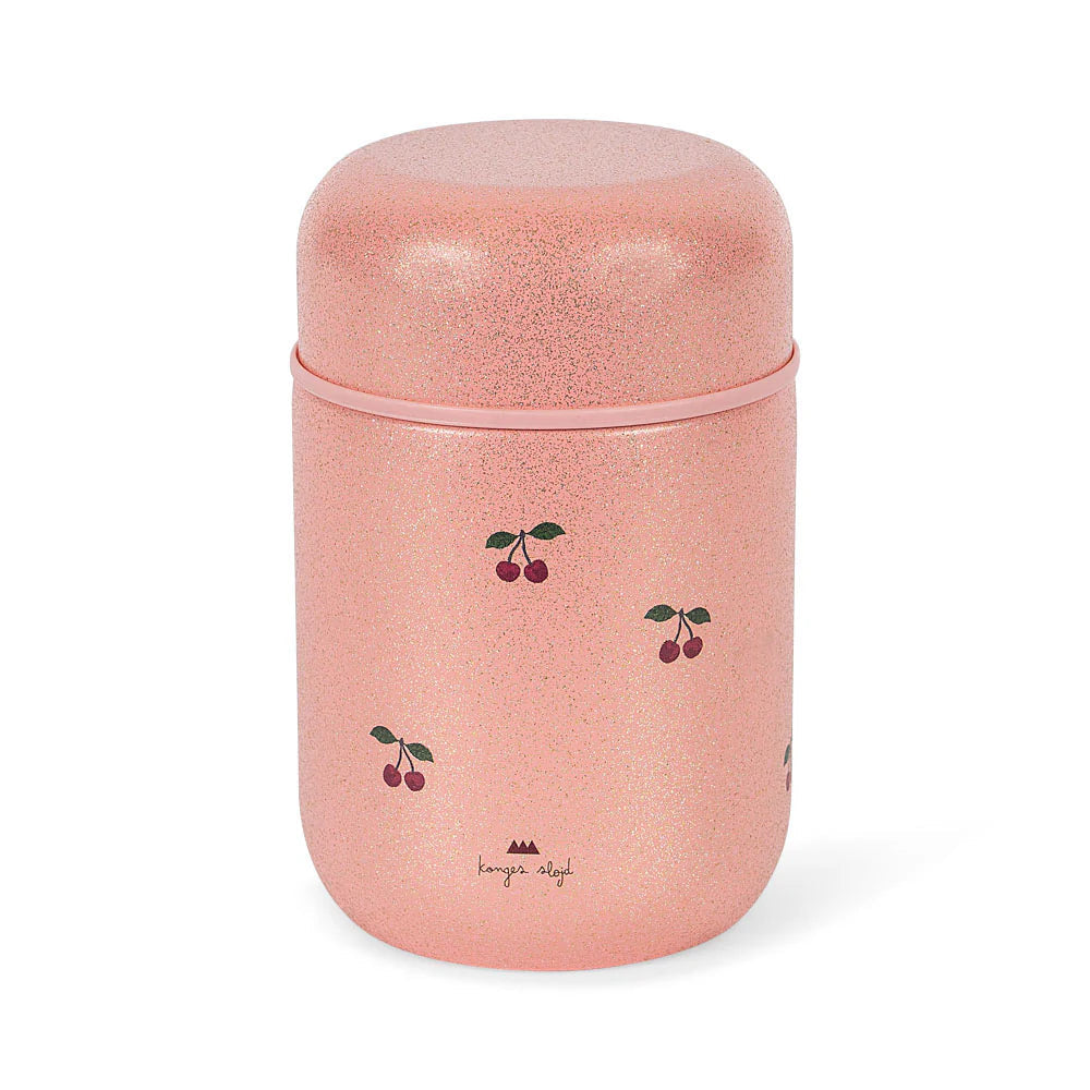 Konges Sløjd RVS Thermo Food Jar | Cherry Glitter