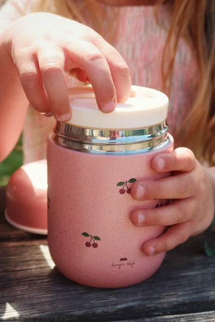 Konges Sløjd RVS Thermo Food Jar | Cherry Glitter