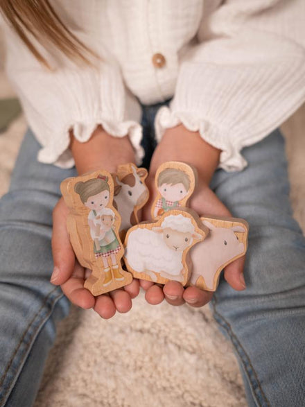 Little Dutch Houten Treinset | Little Farm