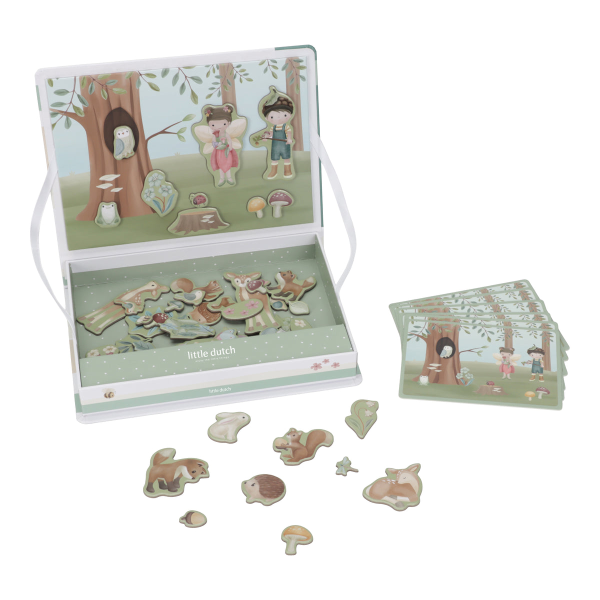 * Little Dutch Magnetisch Speelbord Forest Friends Fsc
