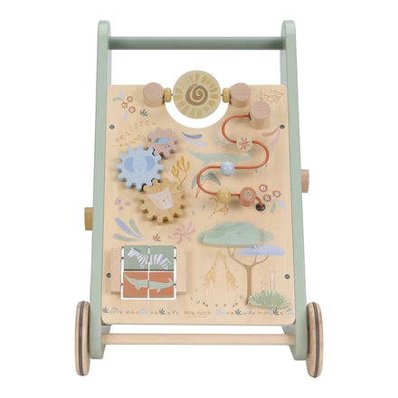 Little Dutch Houten Activiteiten Loopwagen FSC Safari Friends