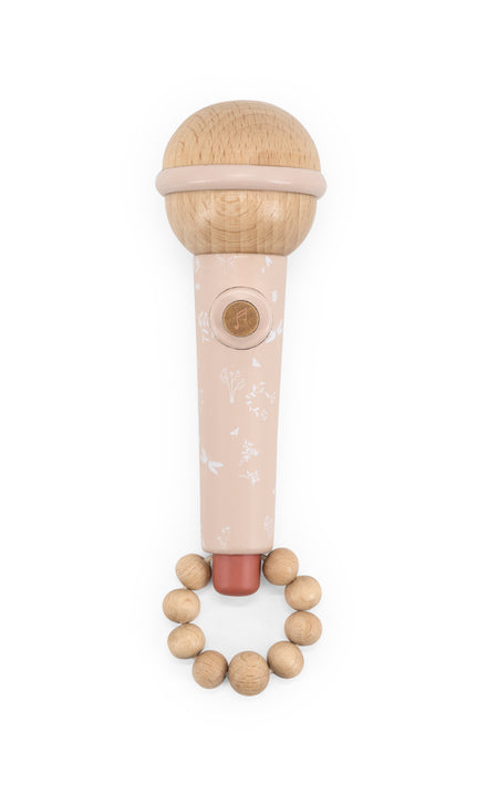 Label Label Houten Microfoon | Pink