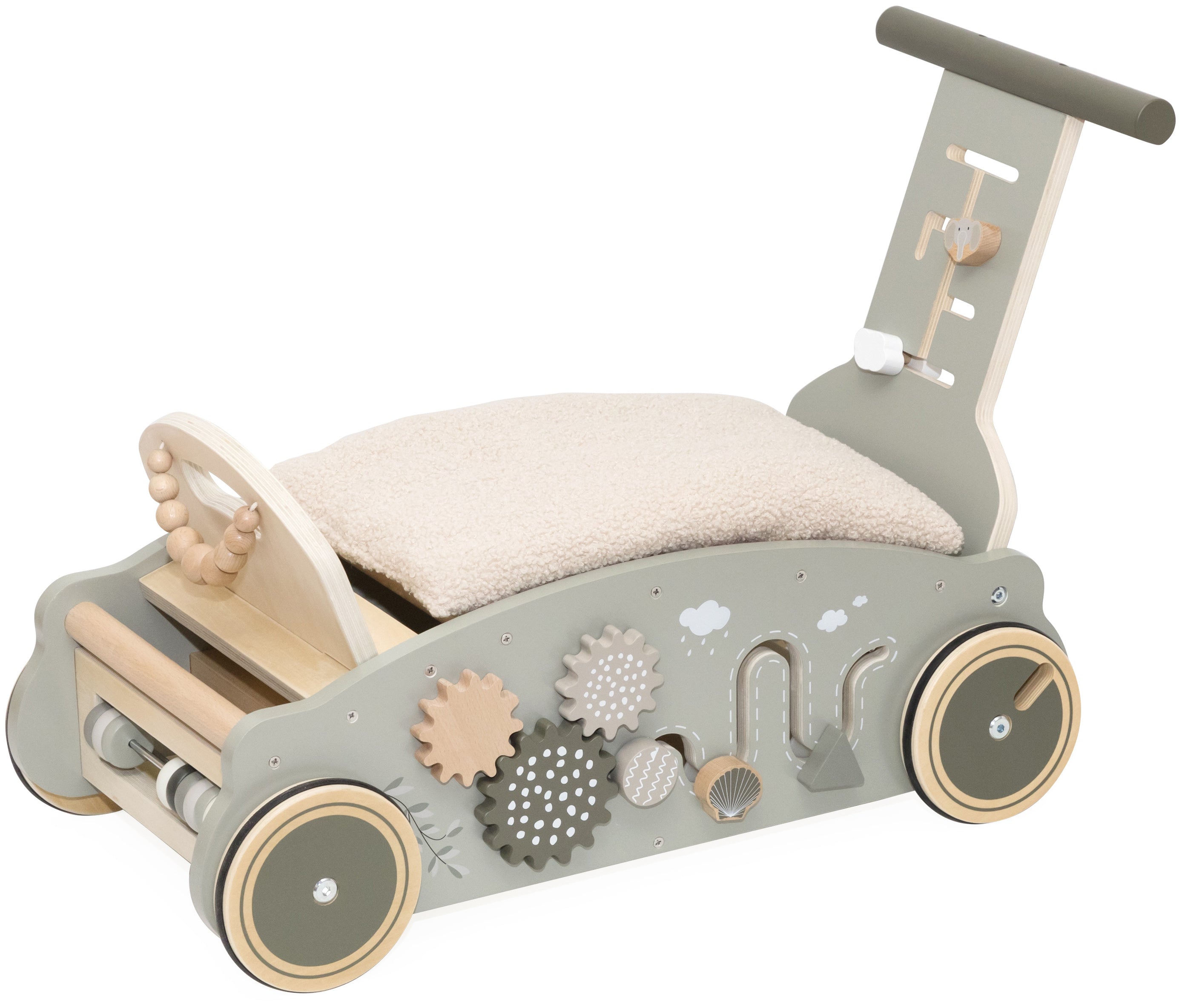 Label Label 3-in-1 Loopwagentje | Olive