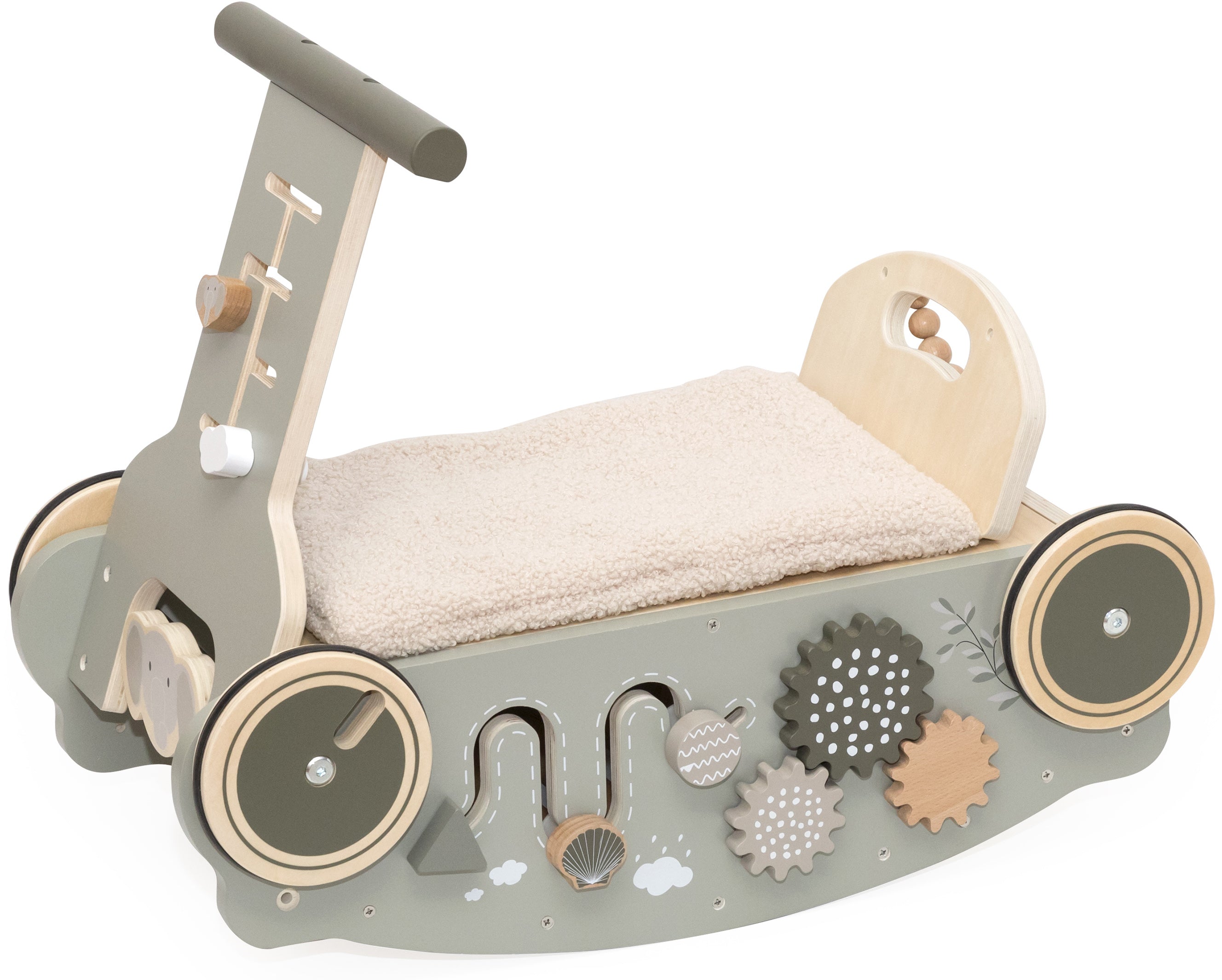 Label Label 3-in-1 Loopwagentje | Olive