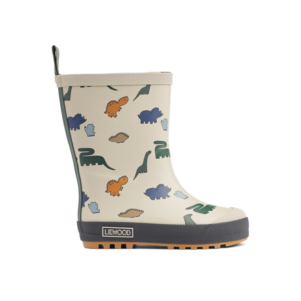 Liewood Mason Thermo Regenlaarzen | Dinosaurs / Mist