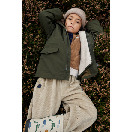 Liewood Mason Thermo Regenlaarzen | Dinosaurs / Mist