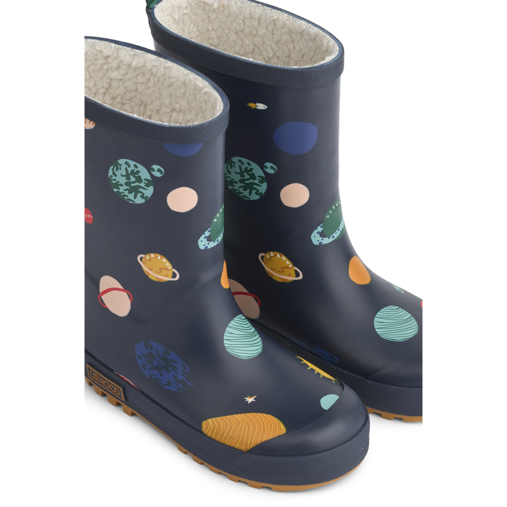 Liewood Mason Thermo Regenlaarzen | Universe / Classic Navy