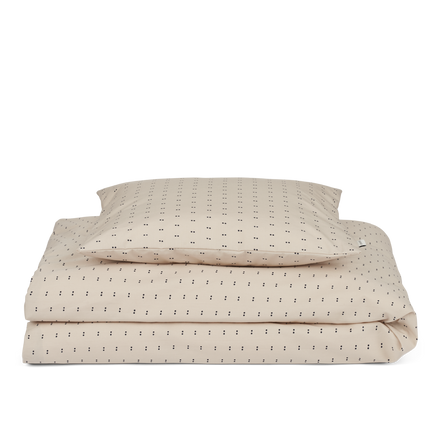 * Liewood Ingeborg Junior Printed Bedding | Double dot / SIlver lining