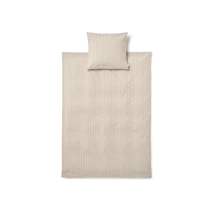 * Liewood Ingeborg Junior Printed Bedding | Double dot / SIlver lining