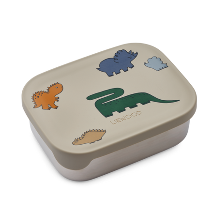 Liewood Arthur Lunchbox | Dinosaurs / Mist