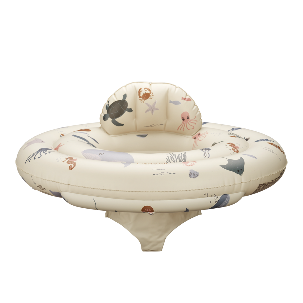 * Liewood Dawn Baby Printed Zwembandje | Sea creature / Sandy