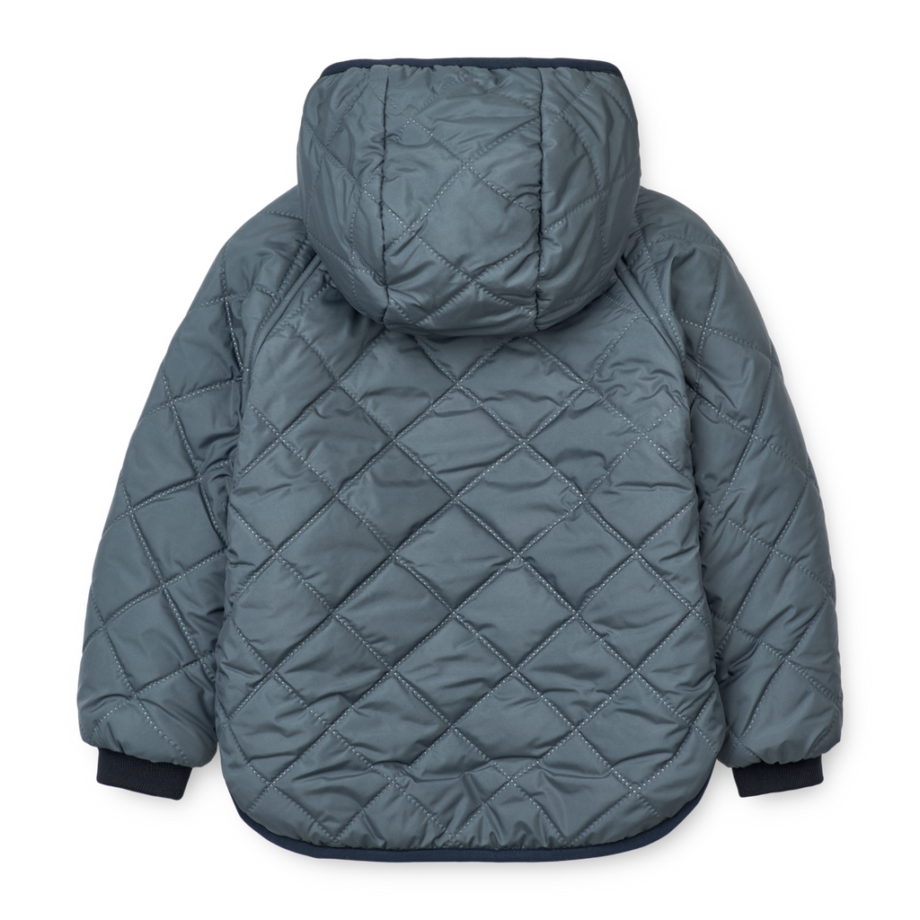 * Liewood Jackson Reversible Jas | Whale Blue Multi Mix