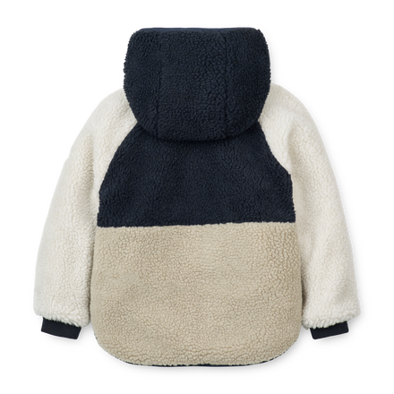 * Liewood Jackson Reversible Jas | Whale Blue Multi Mix