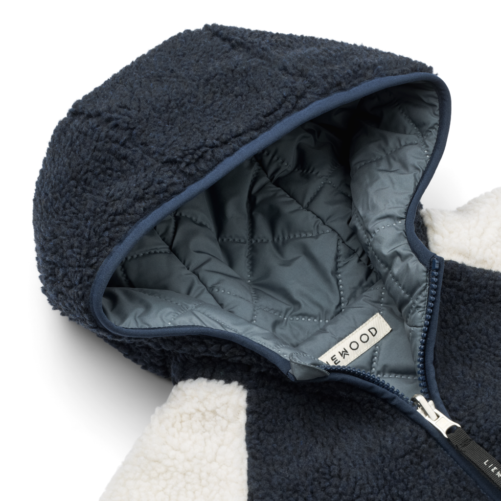 * Liewood Jackson Reversible Jas | Whale Blue Multi Mix