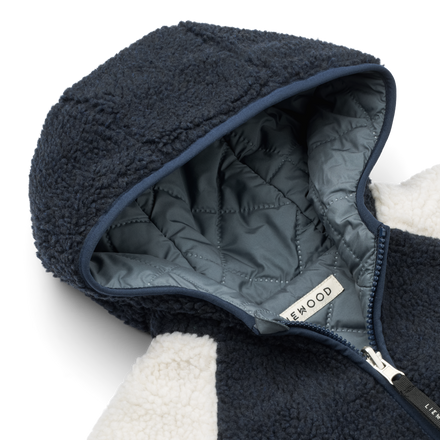 * Liewood Jackson Reversible Jas | Whale Blue Multi Mix