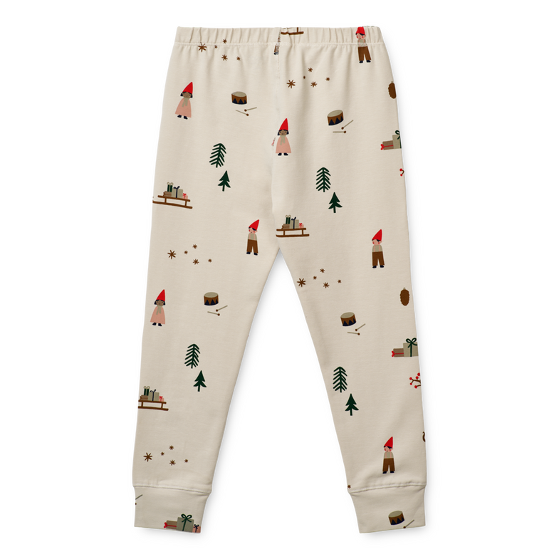 Liewood Wilhelm Pyjama Set | Christmas Holiday Sandy