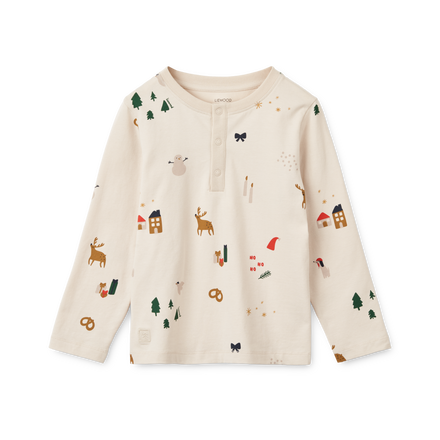 * Liewood Wilhelm Printed Pyjama Set | Christmas Holiday / Sandy