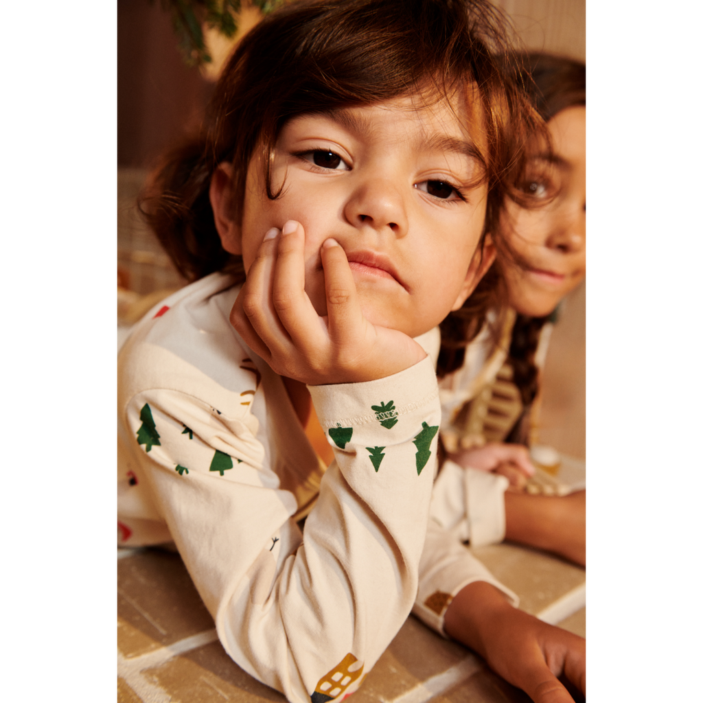 * Liewood Wilhelm Printed Pyjama Set | Christmas Holiday / Sandy