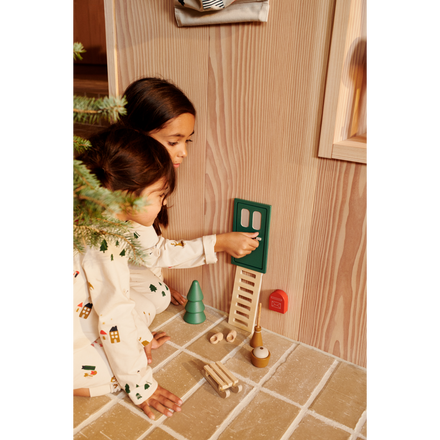 * Liewood Wilhelm Printed Pyjama Set | Christmas Holiday / Sandy