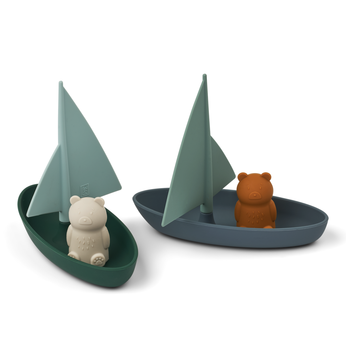 Liewood Ensley Boats 2-Pack | Whale blue multi mix