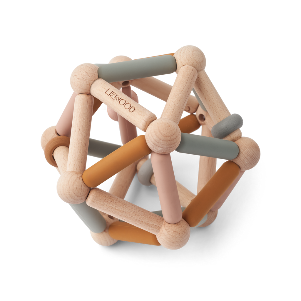 * Liewood Annemette Baby Speeltje | Mustard multi mix