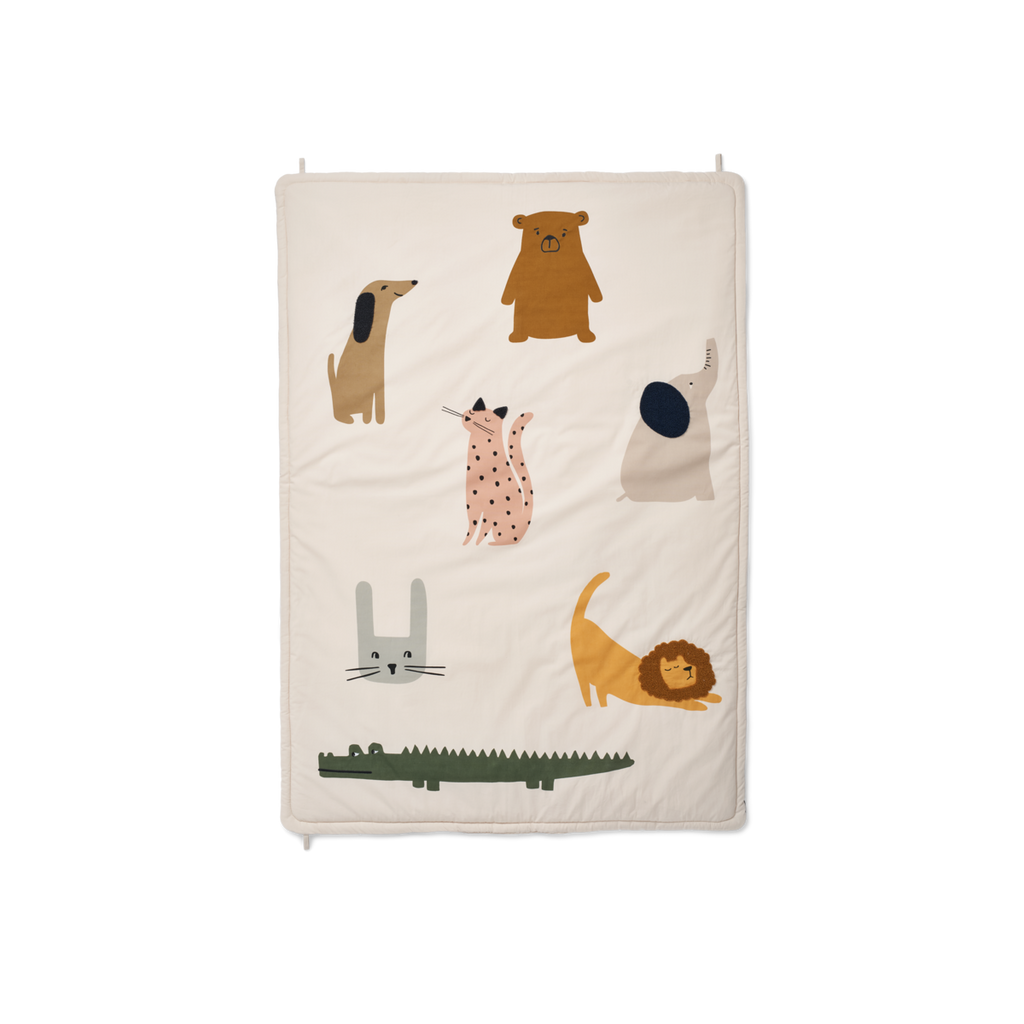 * Liewood Gilly Classic Activity Multi Deken | Classic Animals / Sandy