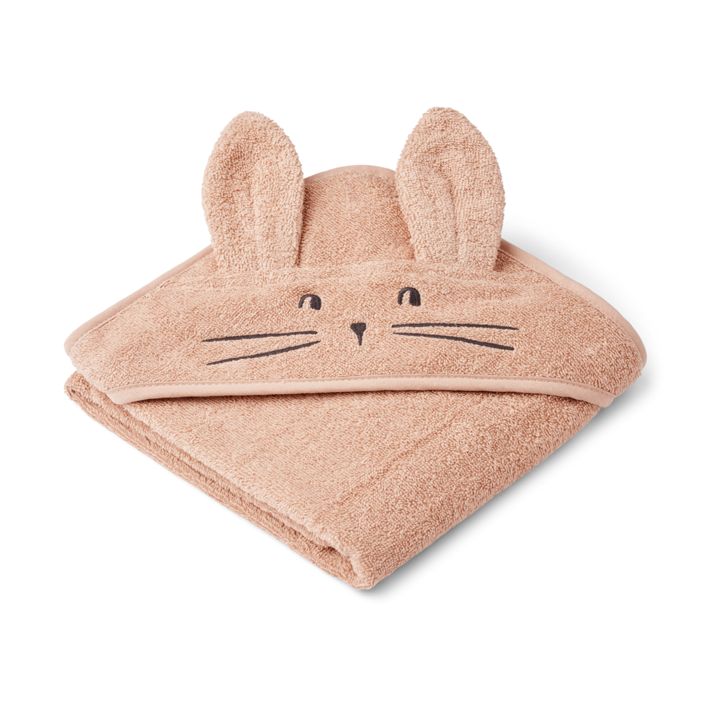 * Liewood Albert Rabbit Badcape | Pale tuscany