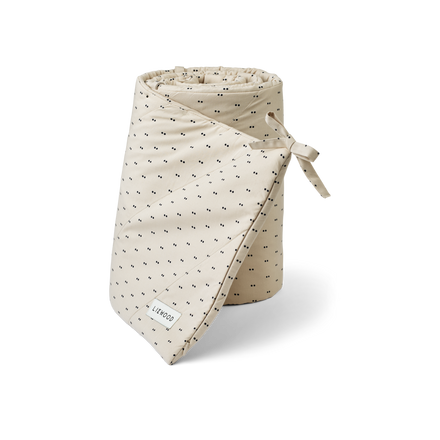 * Liewood Benedicte Printed Bed Bumper | Double dot / SIlver lining