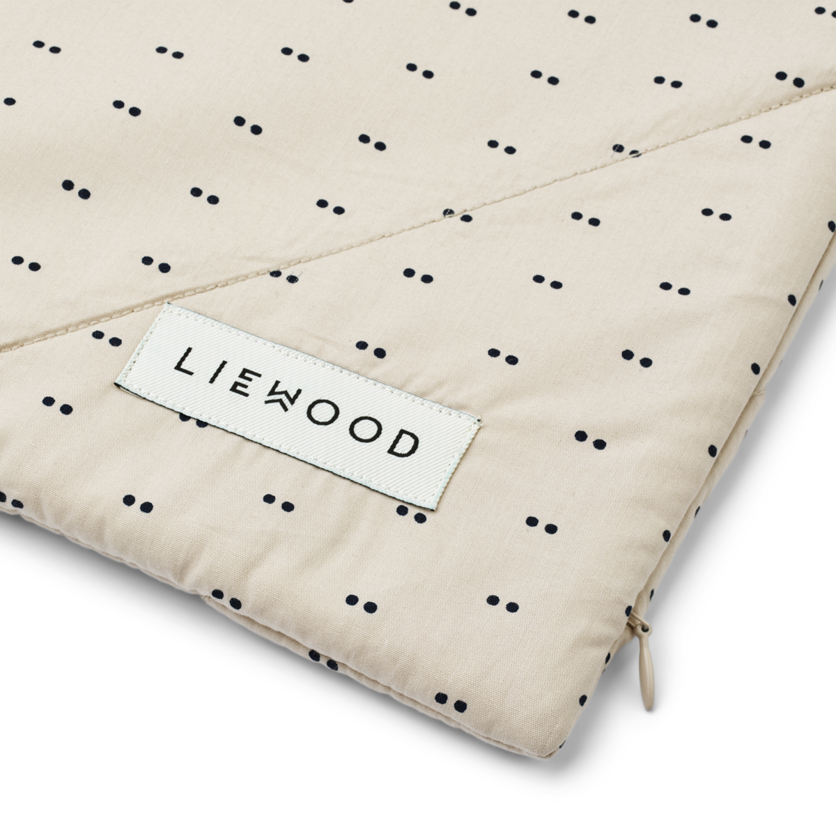 * Liewood Benedicte Printed Bed Bumper | Double dot / SIlver lining