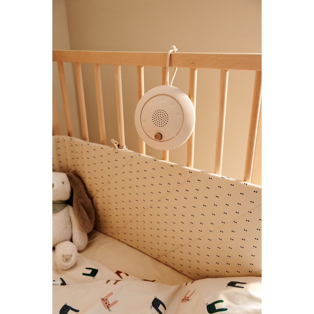 * Liewood Benedicte Printed Bed Bumper | Double dot / SIlver lining