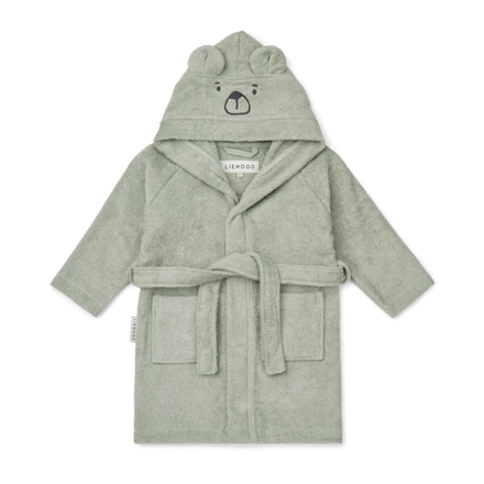 * Liewood Lily Bear Badjas | Dove blue