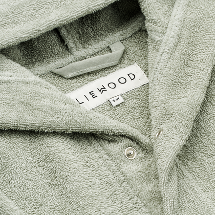 * Liewood Lily Bear Badjas | Dove blue