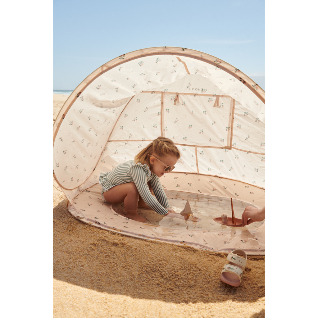Liewood Everett UV Pop Up Tent Met Peuterbad | Peach / Sea Shell