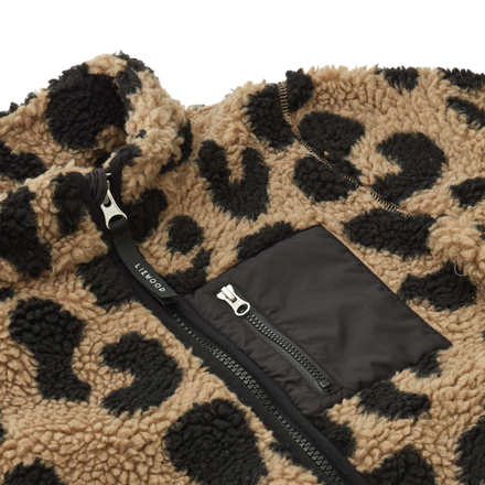 Liewood Nolan Pile Jacket | Mega Leo / Oat Mix