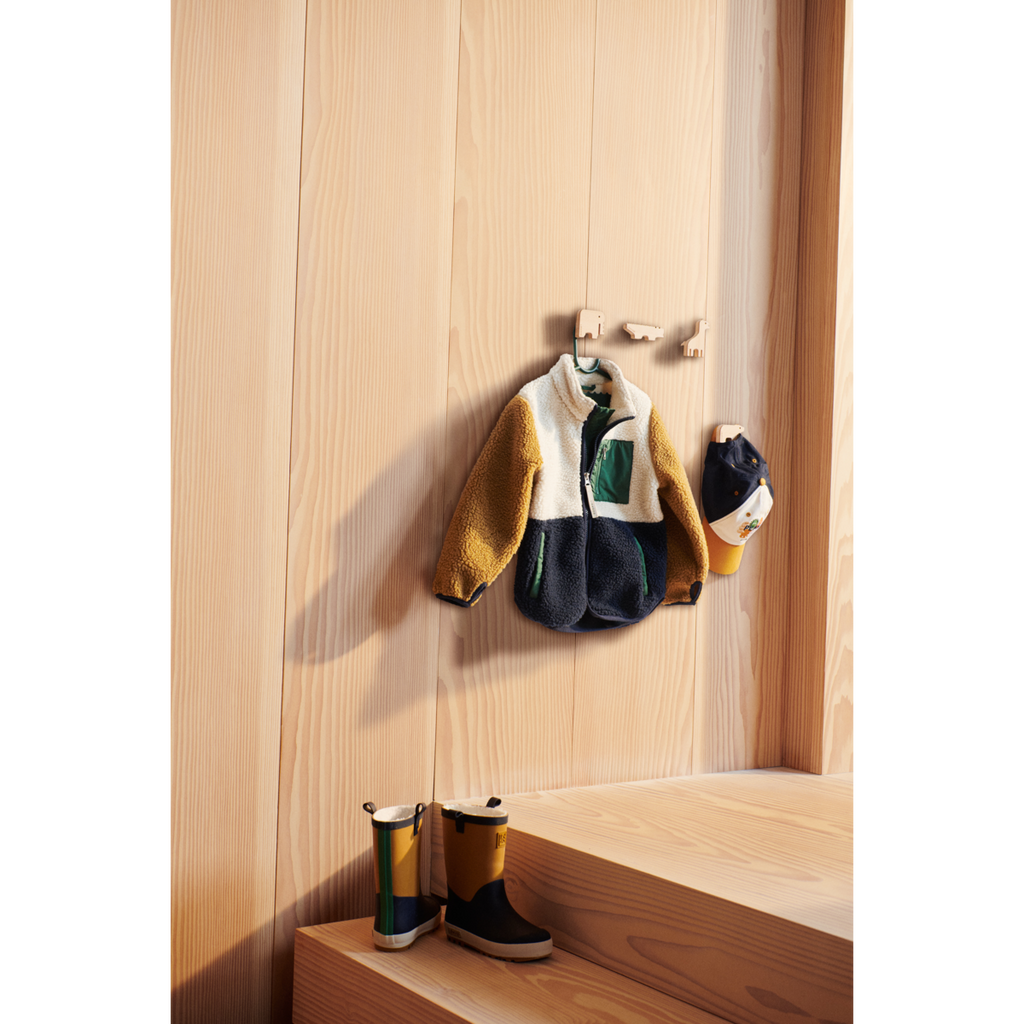 Liewood Nolan Pile Jacket | Classic Navy Multi Mix